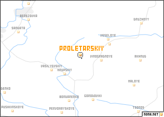 map of Proletarskiy