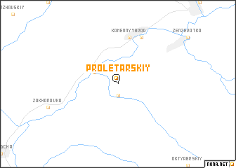 map of Proletarskiy