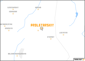 map of Proletarskiy