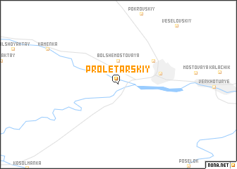 map of Proletarskiy