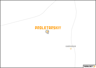 map of Proletarskiy