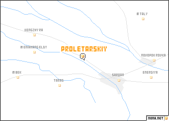 map of Proletarskiy