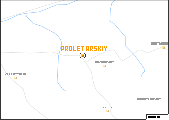 map of Proletarskiy