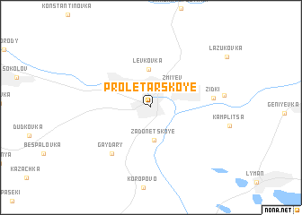 map of Proletarskoye