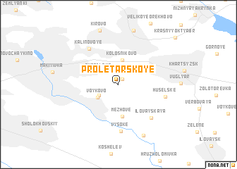 map of Proletarskoye