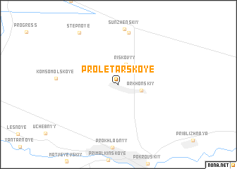map of Proletarskoye
