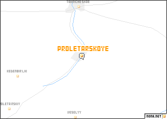 map of Proletarskoye