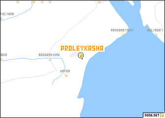 map of Proley-Kasha