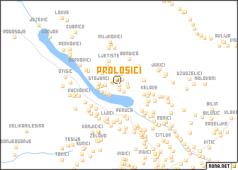 map of Prološići