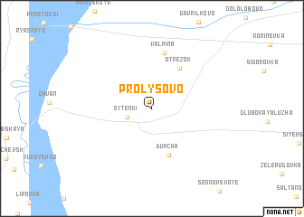 map of Prolysovo