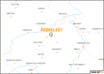 map of Promeledy