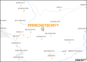 map of (( Promezhutochnyy ))