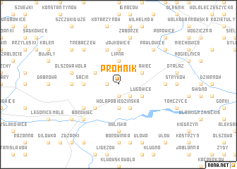 map of Promnik