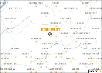 map of Prompsat