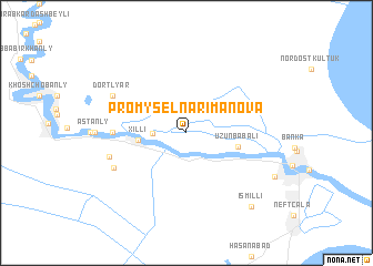 map of Promysel Narimanova