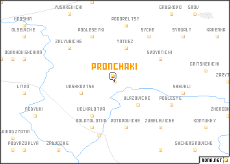 map of Pronchaki