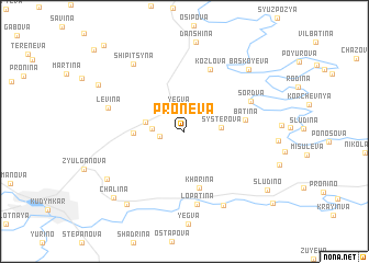 map of Proneva