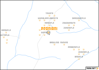 map of Proniani