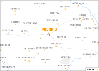 map of Pronino