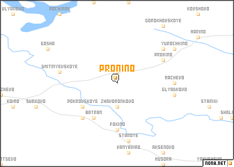map of Pronino