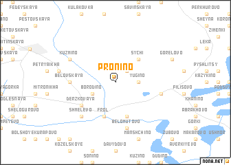 map of Pronino