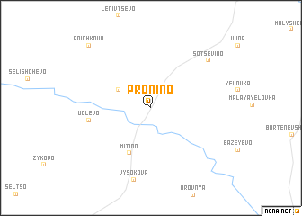 map of Pronino