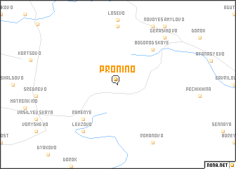 map of Pronino