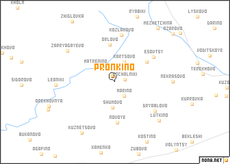 map of Pron\