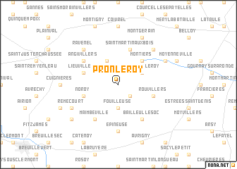 map of Pronleroy