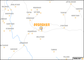 map of Pronoken