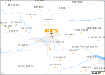 map of Pronsk