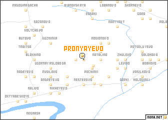 map of Pronyayevo