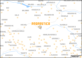 map of Propaštica