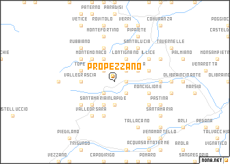 map of Propezzano