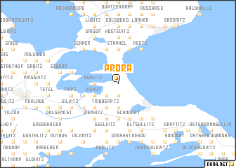 map of Prora