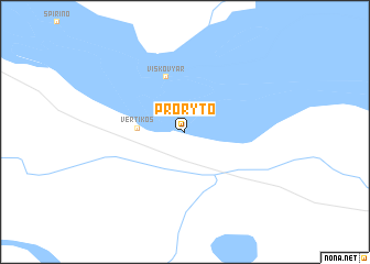 map of Proryto