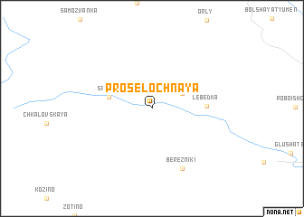 map of Prosëlochnaya
