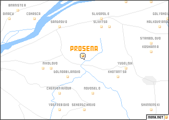 map of Prosena