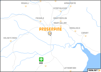 map of Proserpine