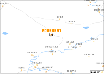 map of Proshest\