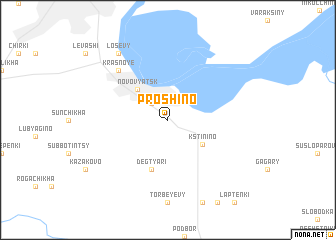 map of Proshino