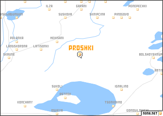 map of Proshki