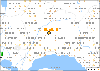 map of Prosília