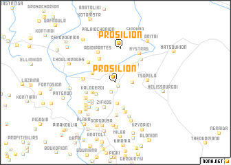 map of Prosílion