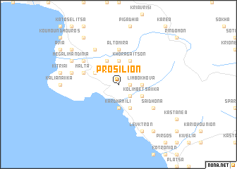 map of Prosílion