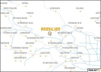 map of Prosílion