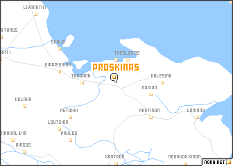 map of Proskinás