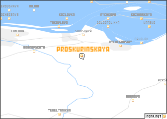 map of Proskurinskaya