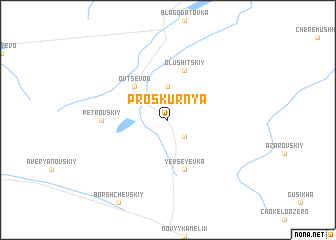 map of Proskurnya