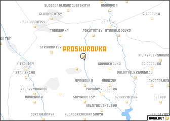 map of Proskurovka